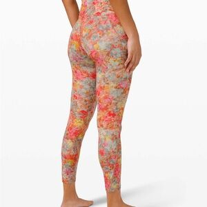 Women Lululemon Align Pant 25" High Rise Inflorescence Multi  Size 4